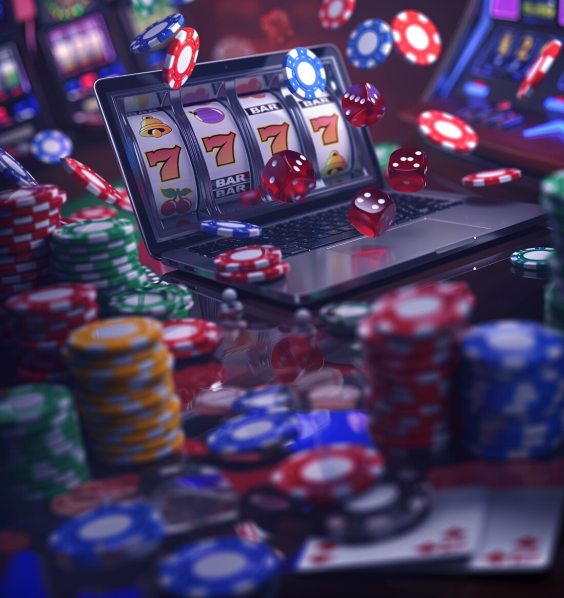 Máquinas tragamonedas en línea y en casinos